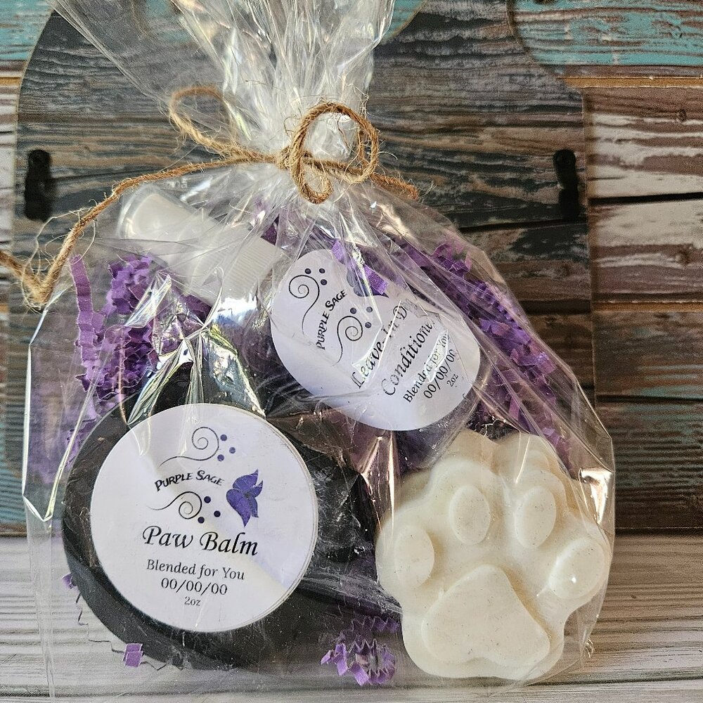 Dog Spa Herbal Hand Crafted Gift Set